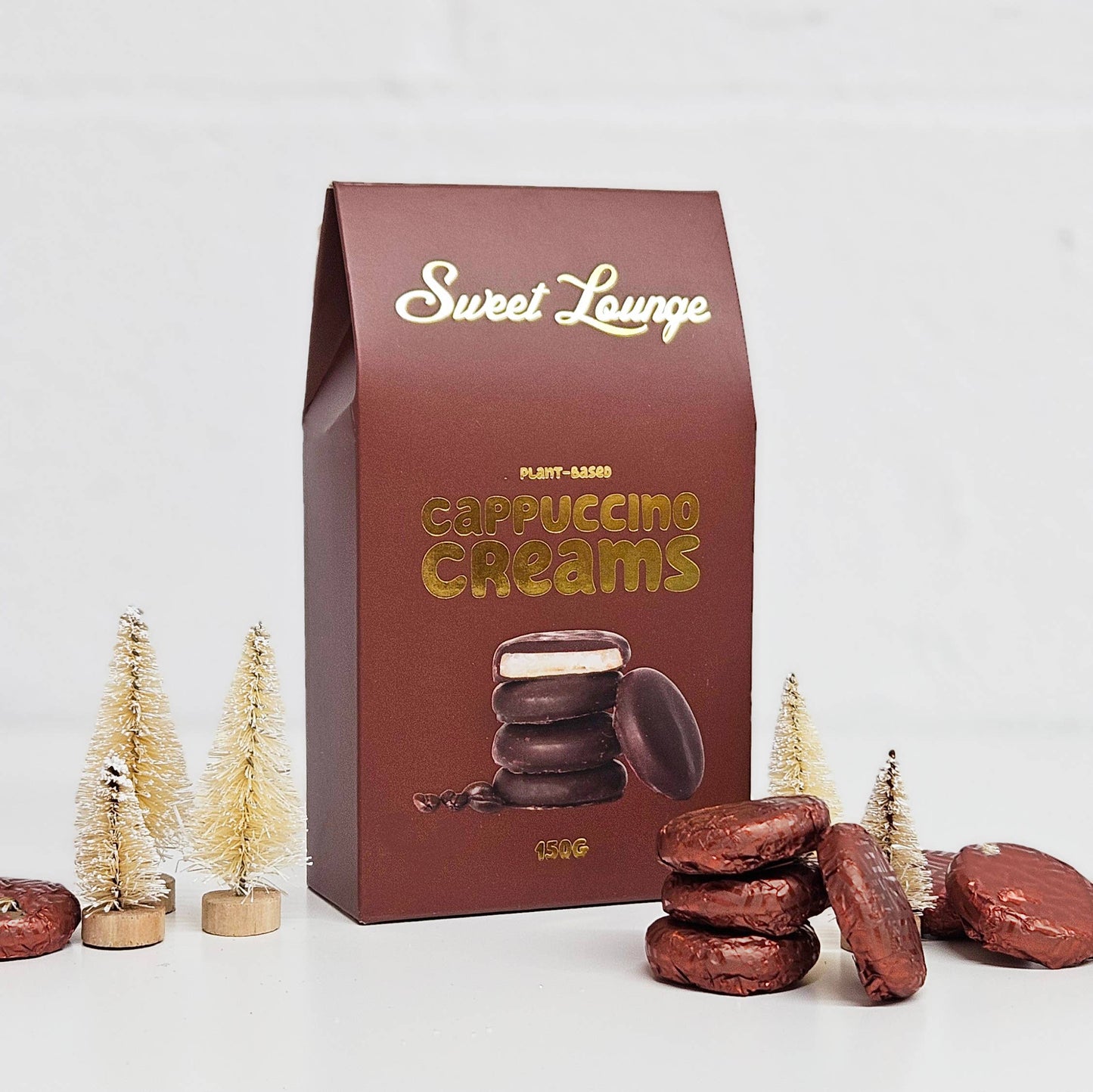 Plant-based Chocolate Cappuccino Creams 150g from Out of the Box Gifts