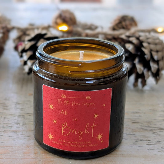 All Is Bright Aromatherapy Candle from Out of the Box Gifts