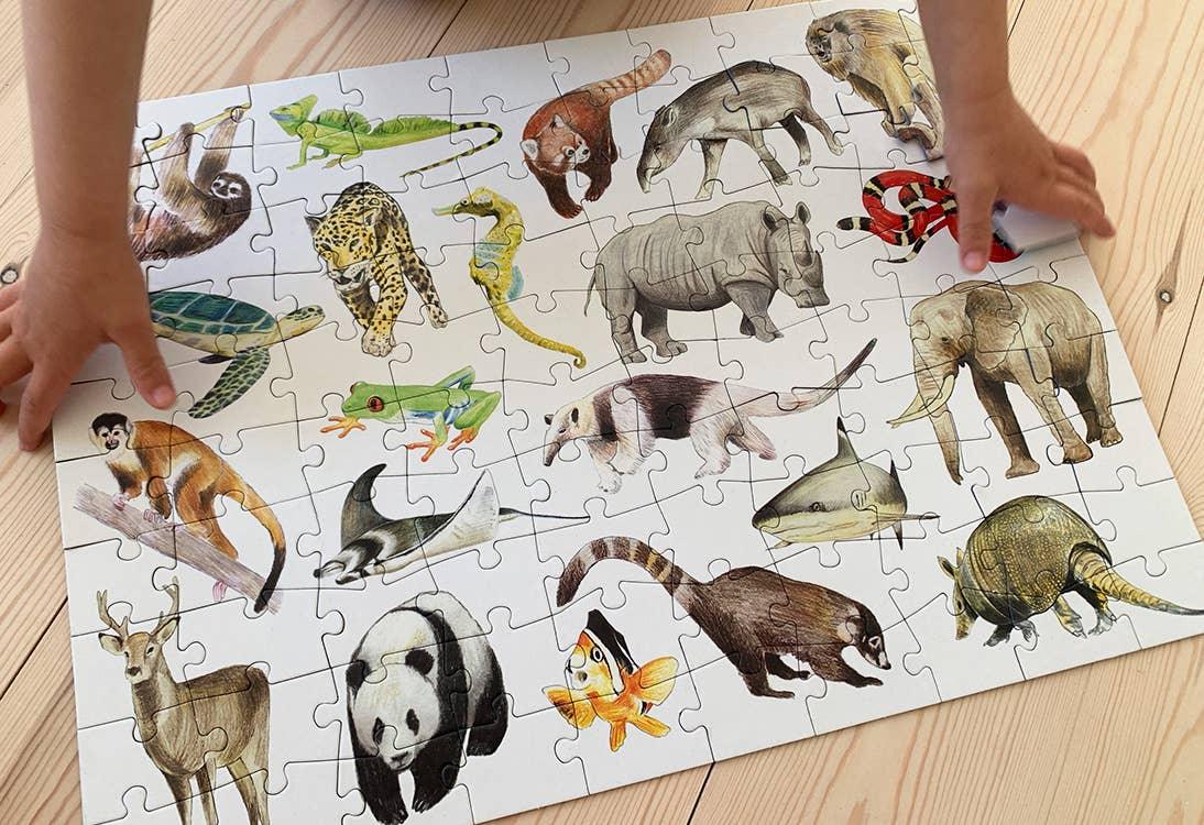 Animals 100 Piece Jigsaw Puzzle for Children