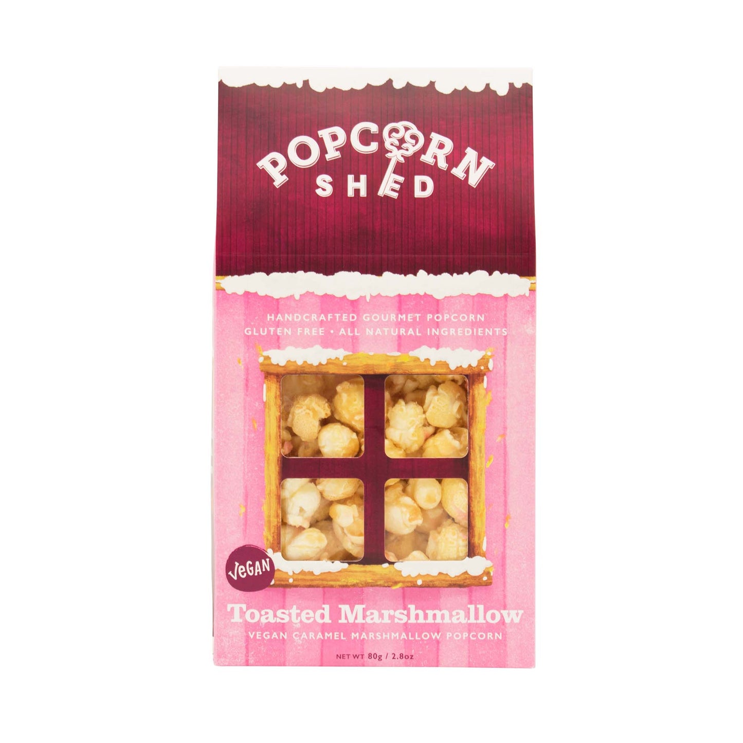 Vegan Toasted Marshmallow Gourmet Popcorn Snack Box