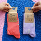 UNISEX Coral Bamboo Socks